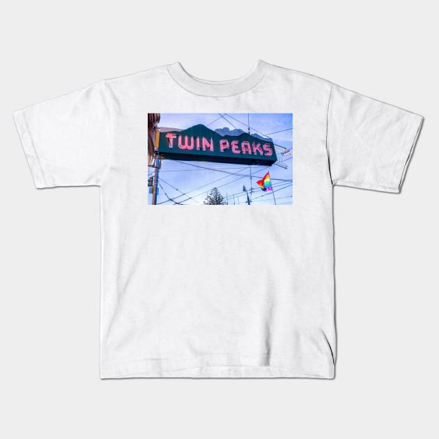 Twin Peaks Tavern Kids T-Shirt by jforno